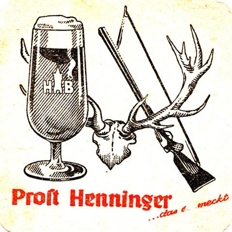 frankfurt f-he henninger rotring 3b (quad190-geweih & gewehr-schwarzrot)